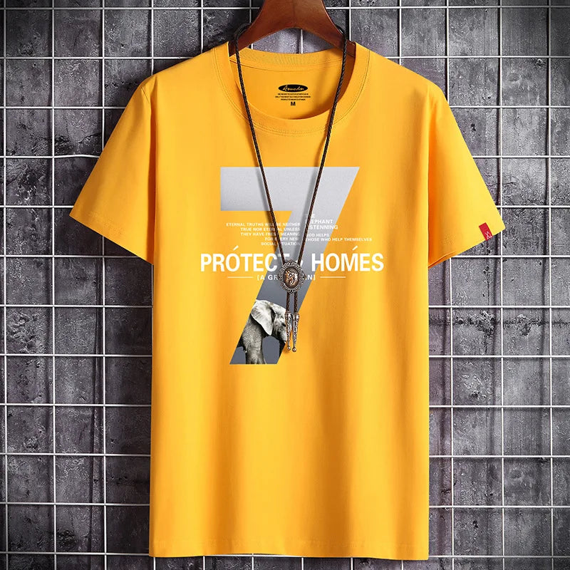 2021 Newest T Shirt for Men Clothing Fitness White O Neck Man T-shirt For Male Oversized Anime S-6XL New Men T-shirts Goth Punk