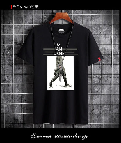 2022 Newest T Shirt for Men Clothing Fitness White O Neck Man T-shirt For Male Oversized Anime S-6XL New Men T-shirts Goth Punk